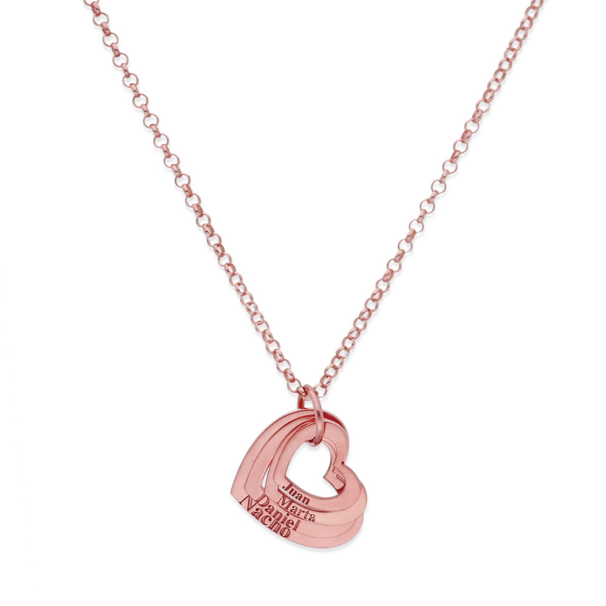 Colgante Alma Corazones en Plata de Ley 925