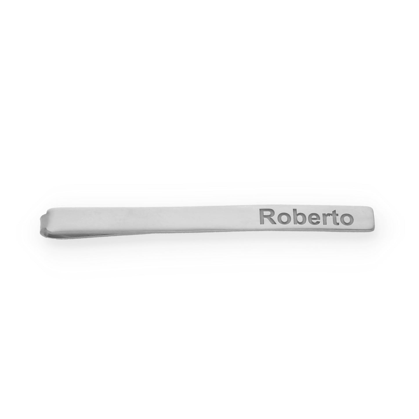 Clip de Corbata Román en Plata de Ley 925 y baño Oro rosa 18k