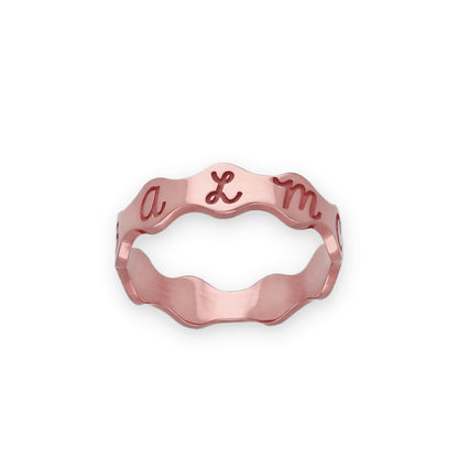 Anillo Mattia en Plata de Ley 925 y baño Oro 18k