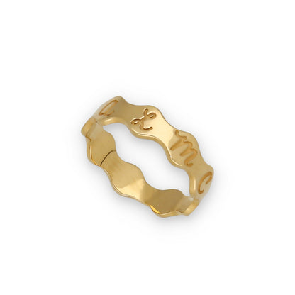 Anillo Mattia en Plata de Ley 925 y  baño Oro rosa 18k