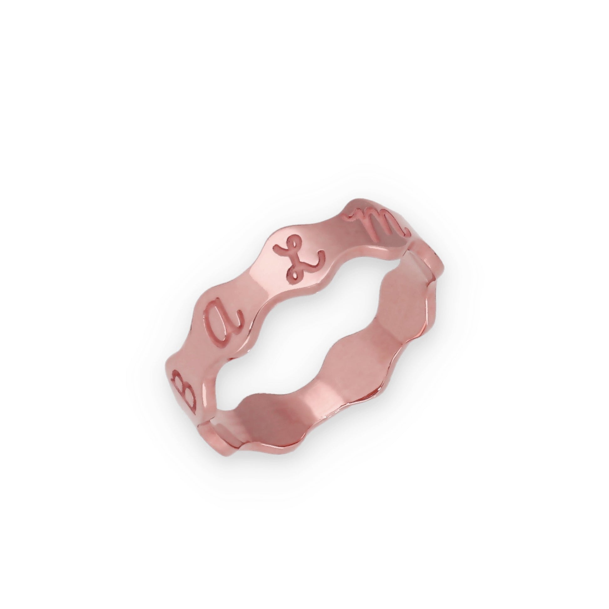 Anillo Mattia en Plata de Ley 925 y  baño Oro rosa 18k