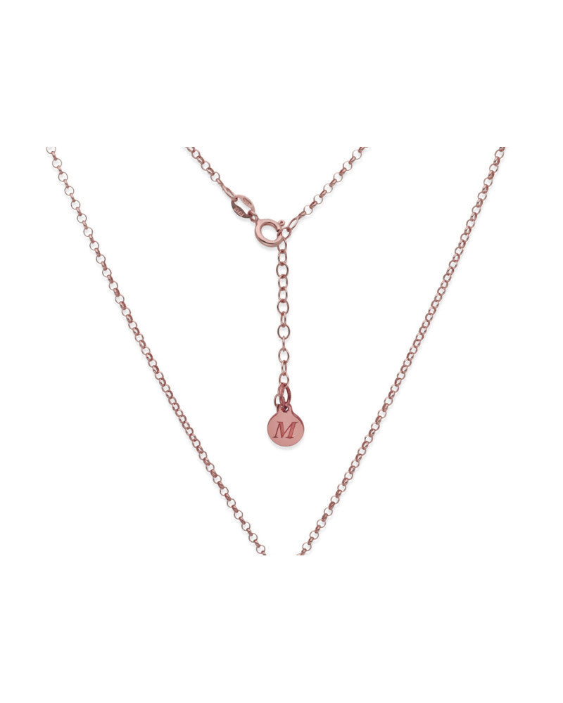 Colgante Koala Origami en Plata de Ley 925 y baño Oro rosa 18k