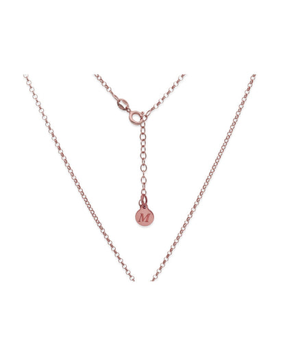 Colgante Koala Origami en Plata de Ley 925 y baño Oro rosa 18k