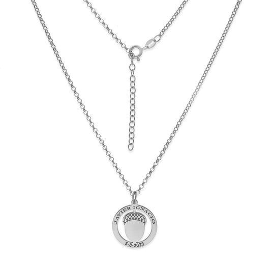 Colgante Bellota en Plata de Ley 925