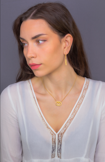 Colgante Salma Aros en Plata de Ley 925