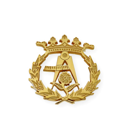 Pin Insignia Profesional de Arquitectura en Oro de Ley 18K
