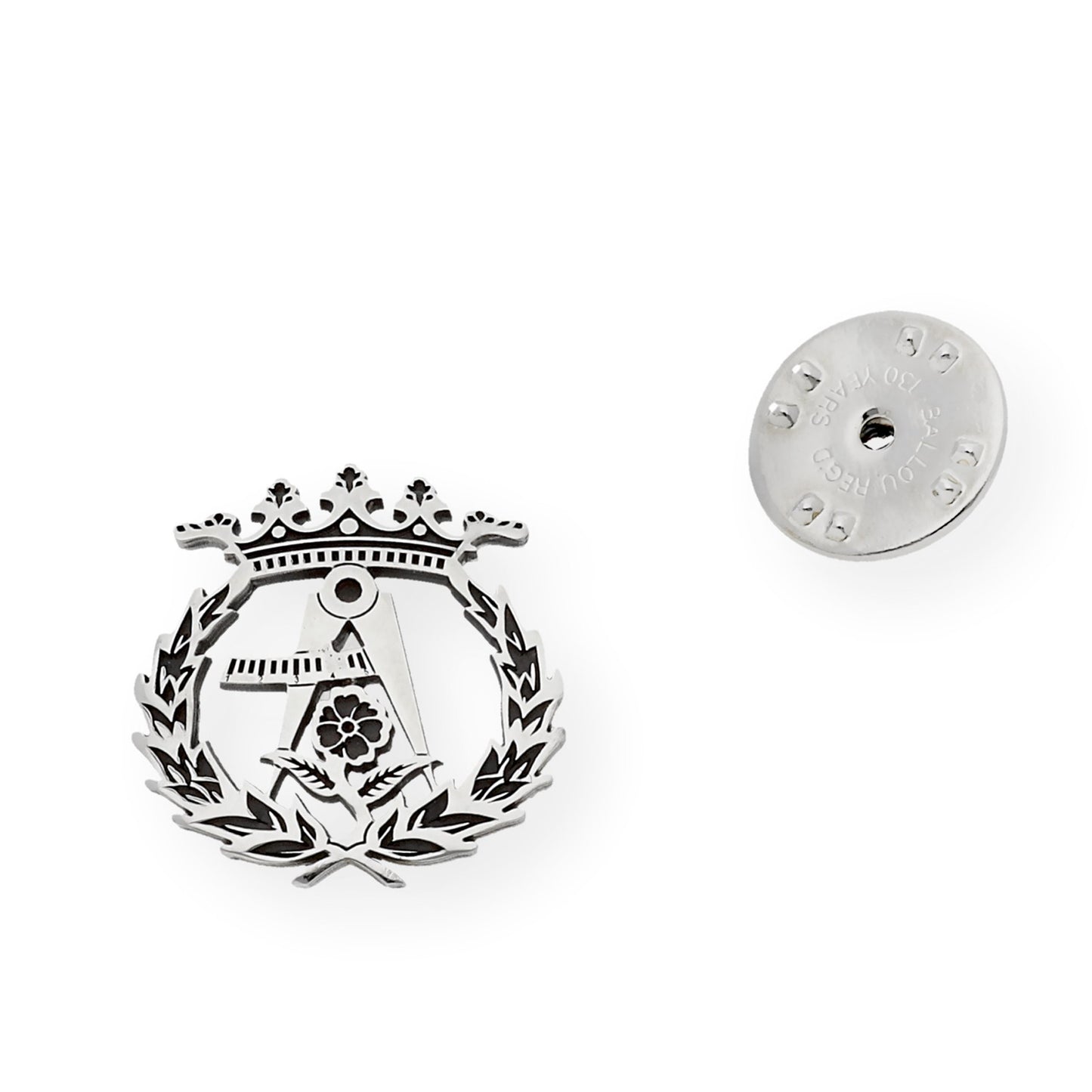 Pin Insignia Profesional de Arquitectura en Plata de Ley 925