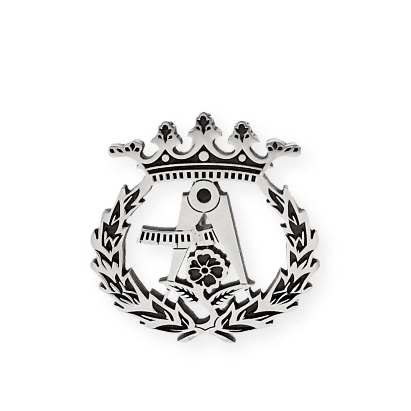Pin Insignia Profesional de Arquitectura en Plata de Ley 925