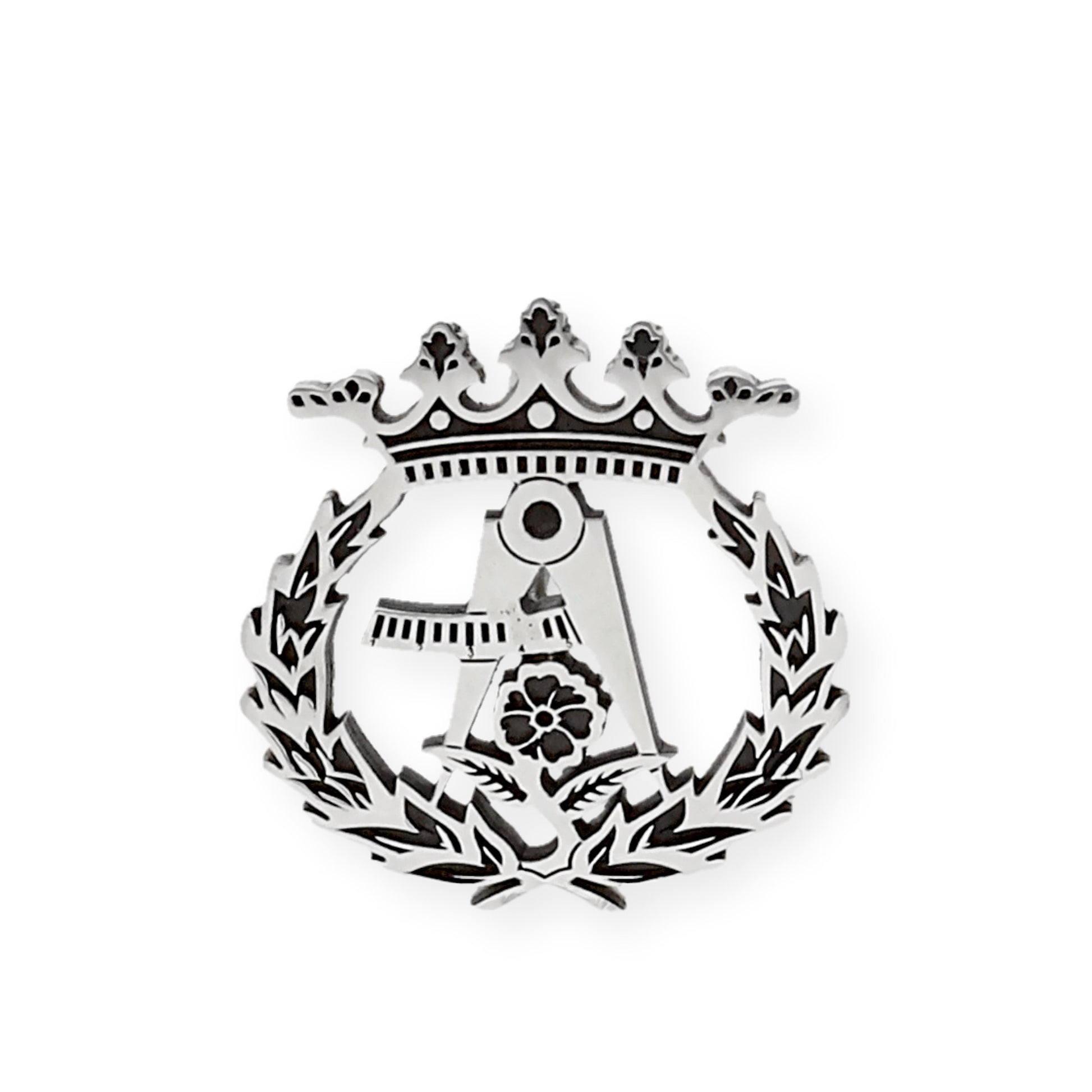 Pin Insignia Profesional de Arquitectura en Plata de Ley 925