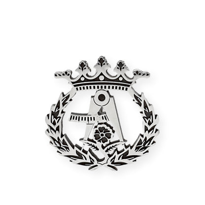 Pin Insignia Profesional de Arquitectura en Plata de Ley 925