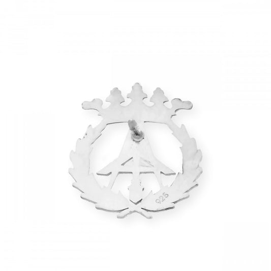 Pin Insignia Profesional de Arquitectura técnica en Plata de Ley 925