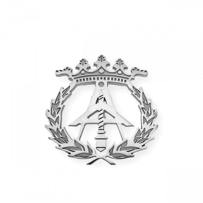 Pin Insignia Profesional de Arquitectura técnica en Plata de Ley 925
