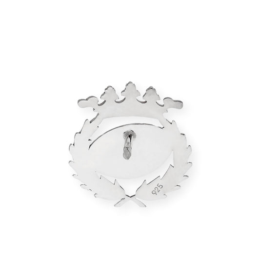 Pin Insignia Profesional de Biología en Plata de Ley 925