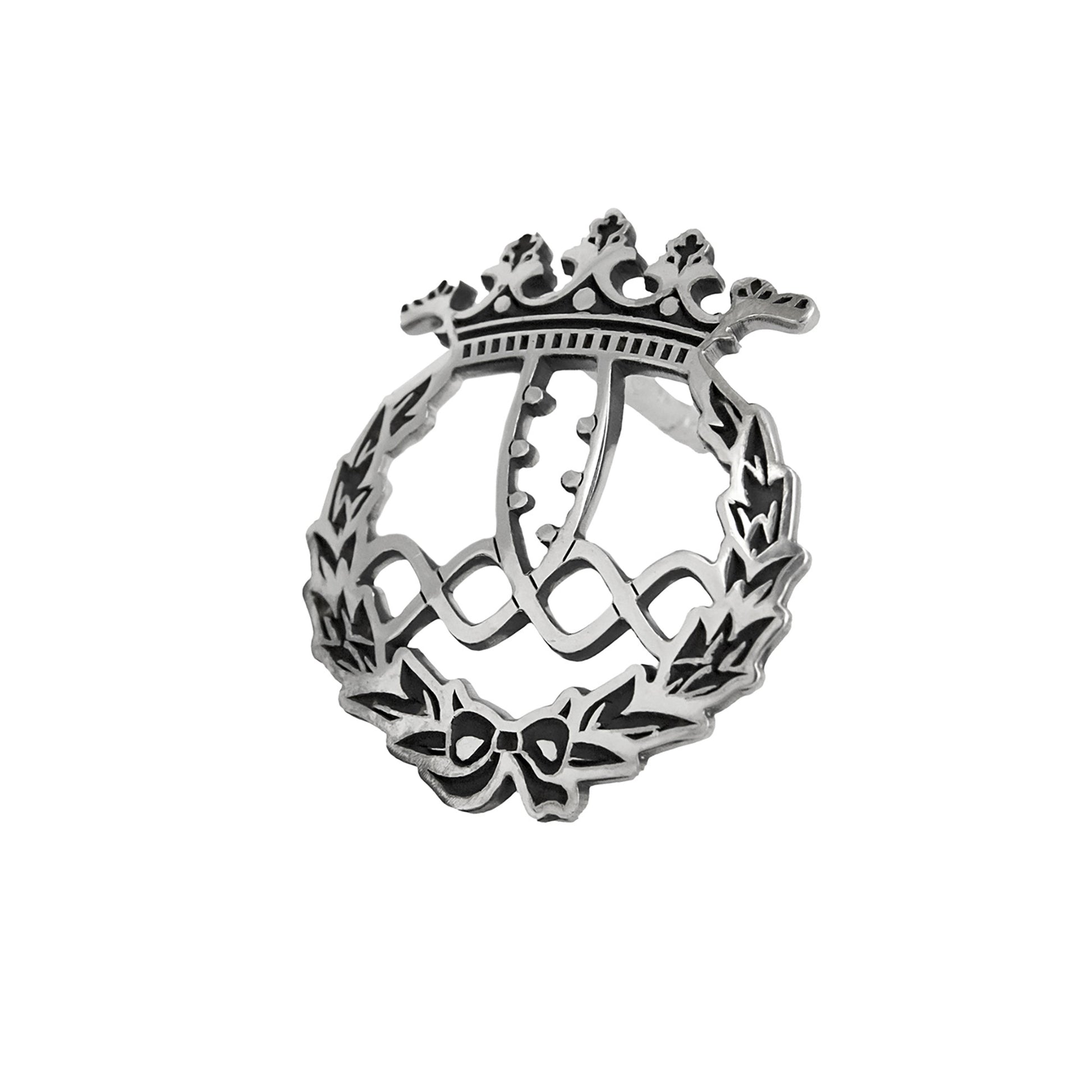 Pin Insignia Profesional de Bioquímica en Plata de Ley 925