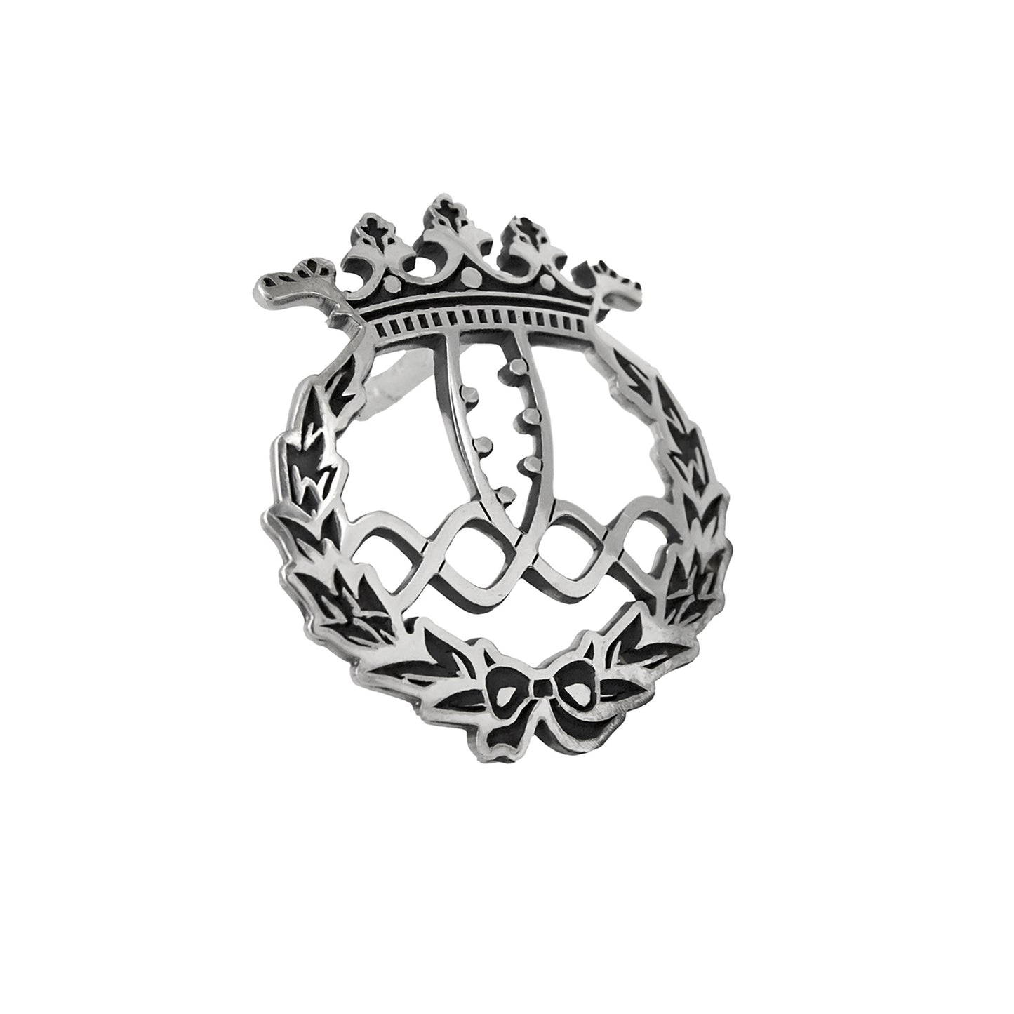 Pin Insignia Profesional de Bioquímica en Plata de Ley 925
