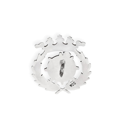 Pin Insignia Profesional de Ciencia Política y Sociología en Plata de Ley 925