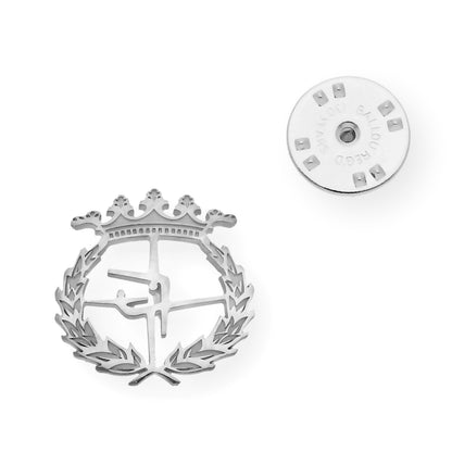 Pin Insignia Profesional de ciencias del deporte  en Plata de Ley 925