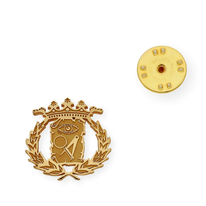 Pin Insignia Profesional de Ciencias Exactas en Oro de Ley 18K