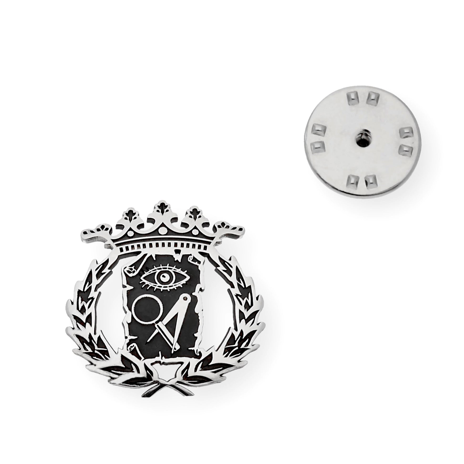 Pin Insignia Profesional de Ciencias Exactas en Plata de Ley 925