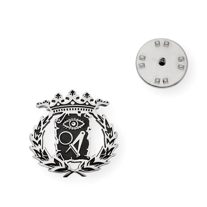 Pin Insignia Profesional de Ciencias Exactas en Plata de Ley 925