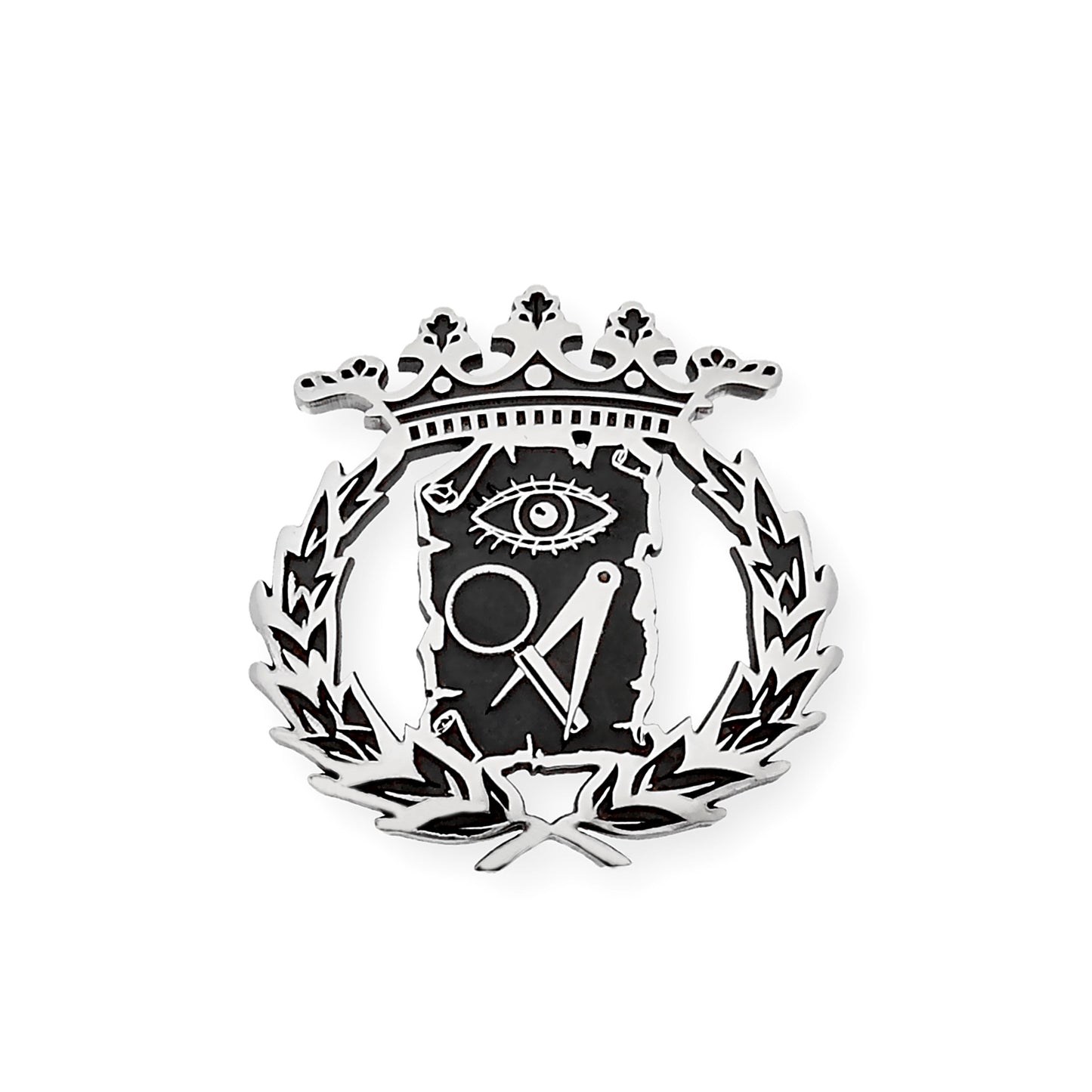 Pin Insignia Profesional de Ciencias Exactas en Plata de Ley 925