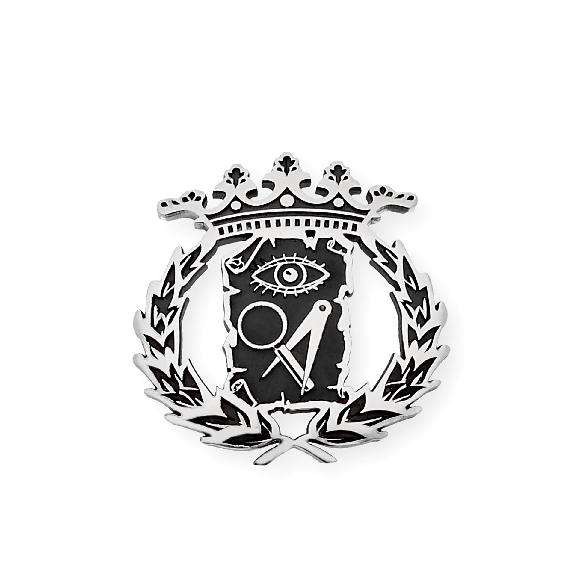 Pin Insignia Profesional de Ciencias Exactas en Plata de Ley 925