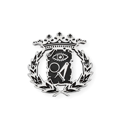 Pin Insignia Profesional de Ciencias Exactas en Plata de Ley 925