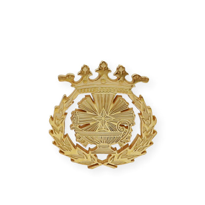 Pin Insignia Profesional de Ciencias Químicas en Oro de Ley 18K