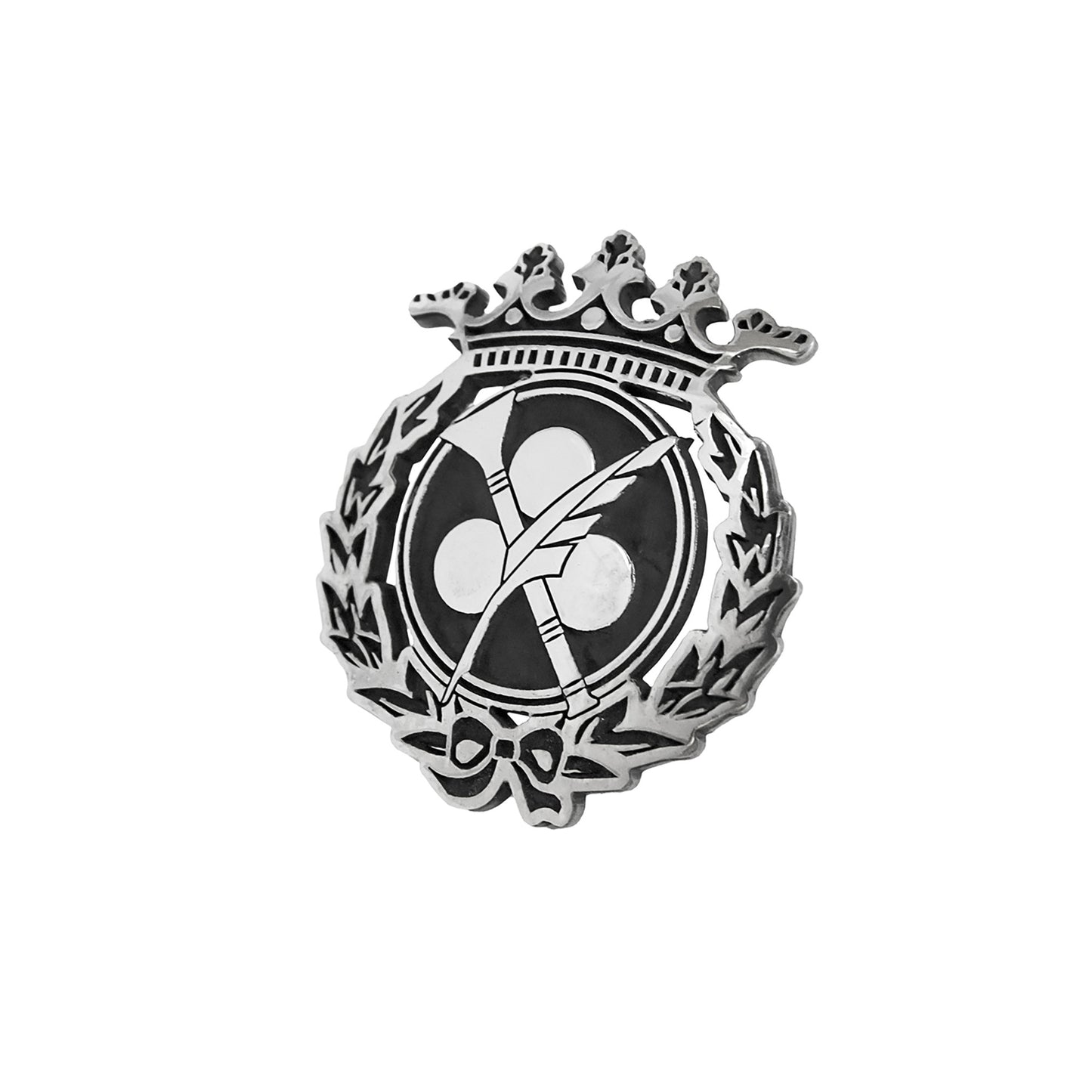 Pin Insignia Profesional de Comunicación Audiovisual en Plata de Ley 925