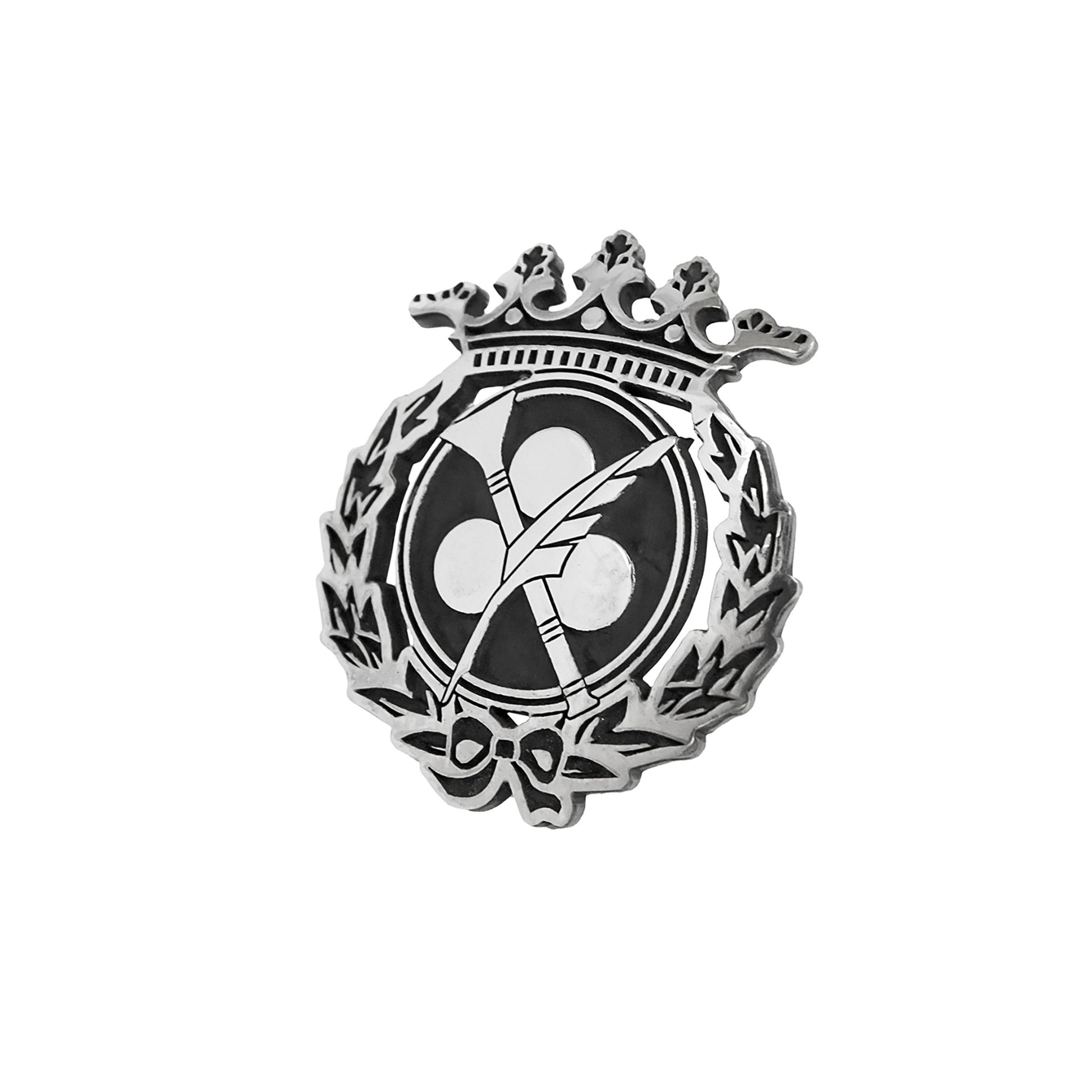 Pin Insignia Profesional de Comunicación Audiovisual en Plata de Ley 925