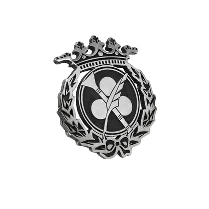 Pin Insignia Profesional de Comunicación Audiovisual en Plata de Ley 925