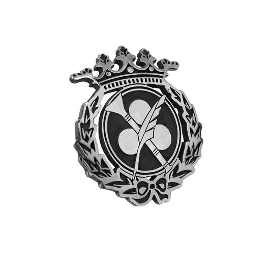 Pin Insignia Profesional de Comunicación Audiovisual en Plata de Ley 925