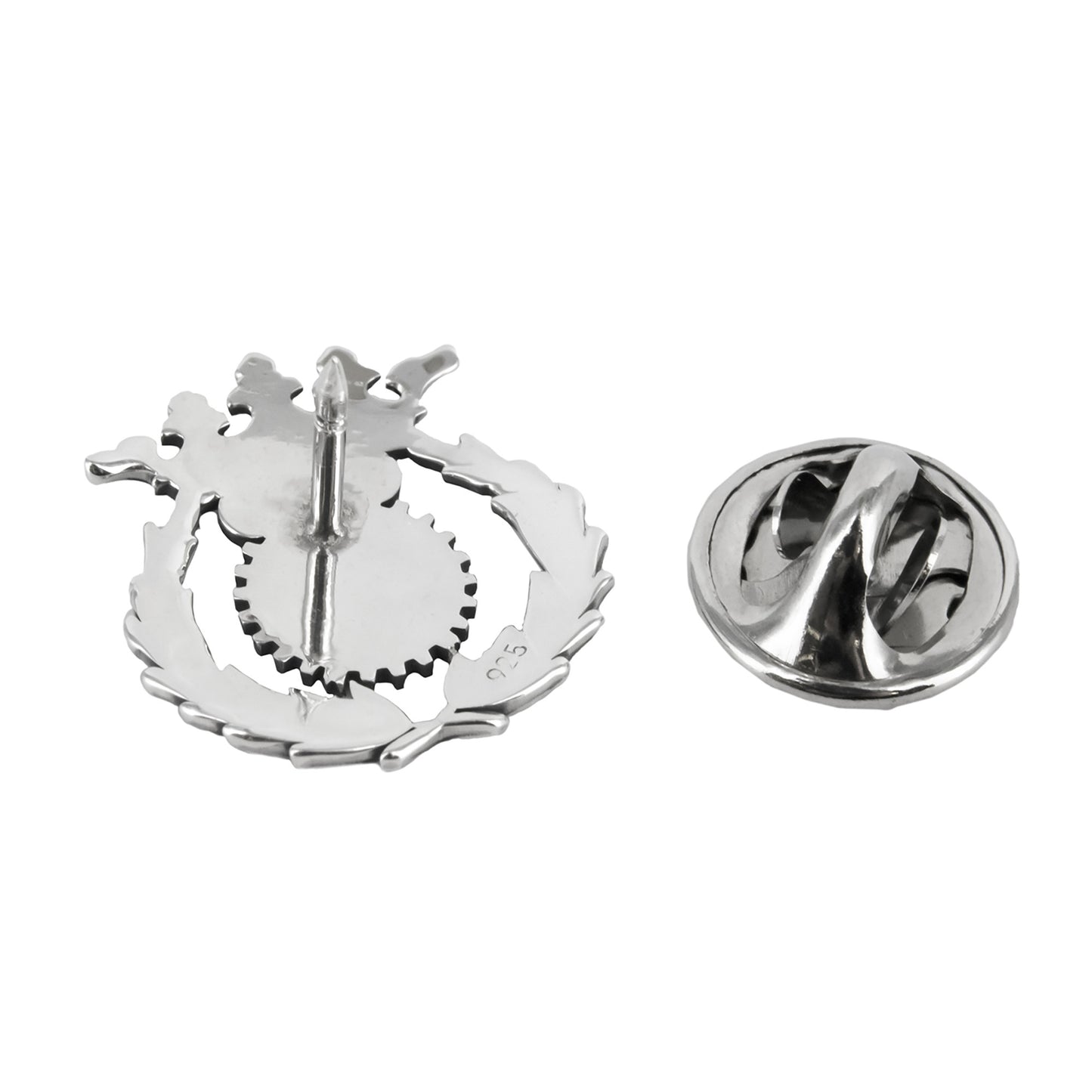 Pin Insignia Profesional de Delineante en Plata de Ley 925