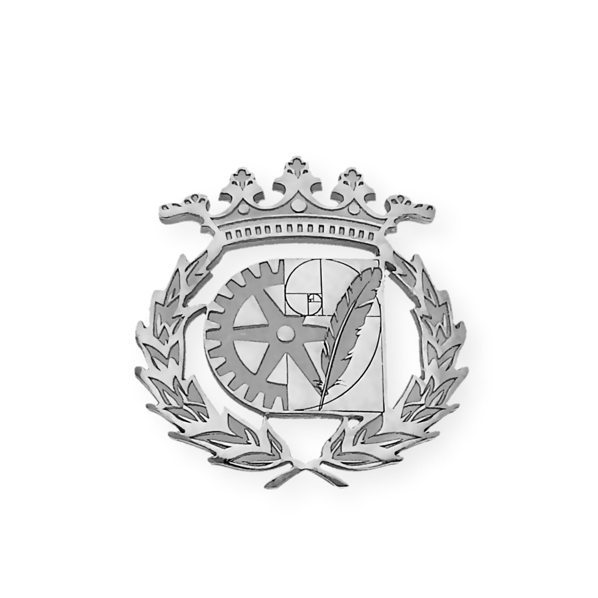 Pin Insignia Profesional de Diseño Industrial en Plata de Ley 925