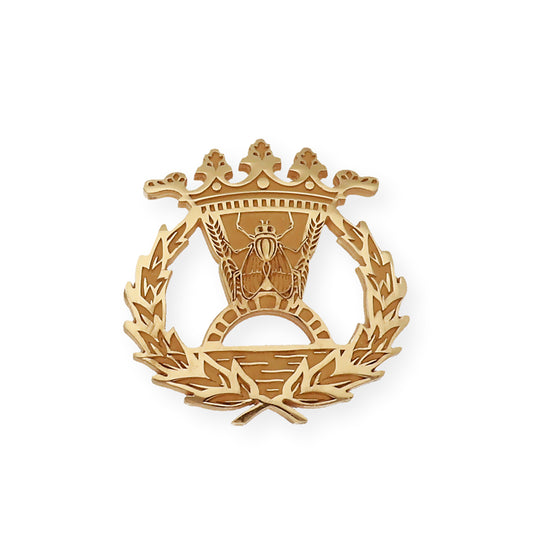 Pin Insignia Profesional de Economía en Oro de Ley 18K