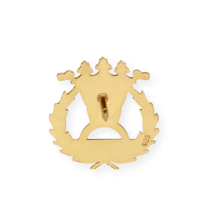 Pin Insignia Profesional de Economía en Oro de Ley 18K