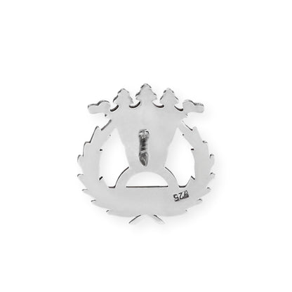 Pin Insignia Profesional de Economía en Plata de Ley 925
