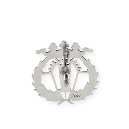 Pin Insignia Profesional de Empresariales en Plata de Ley 925