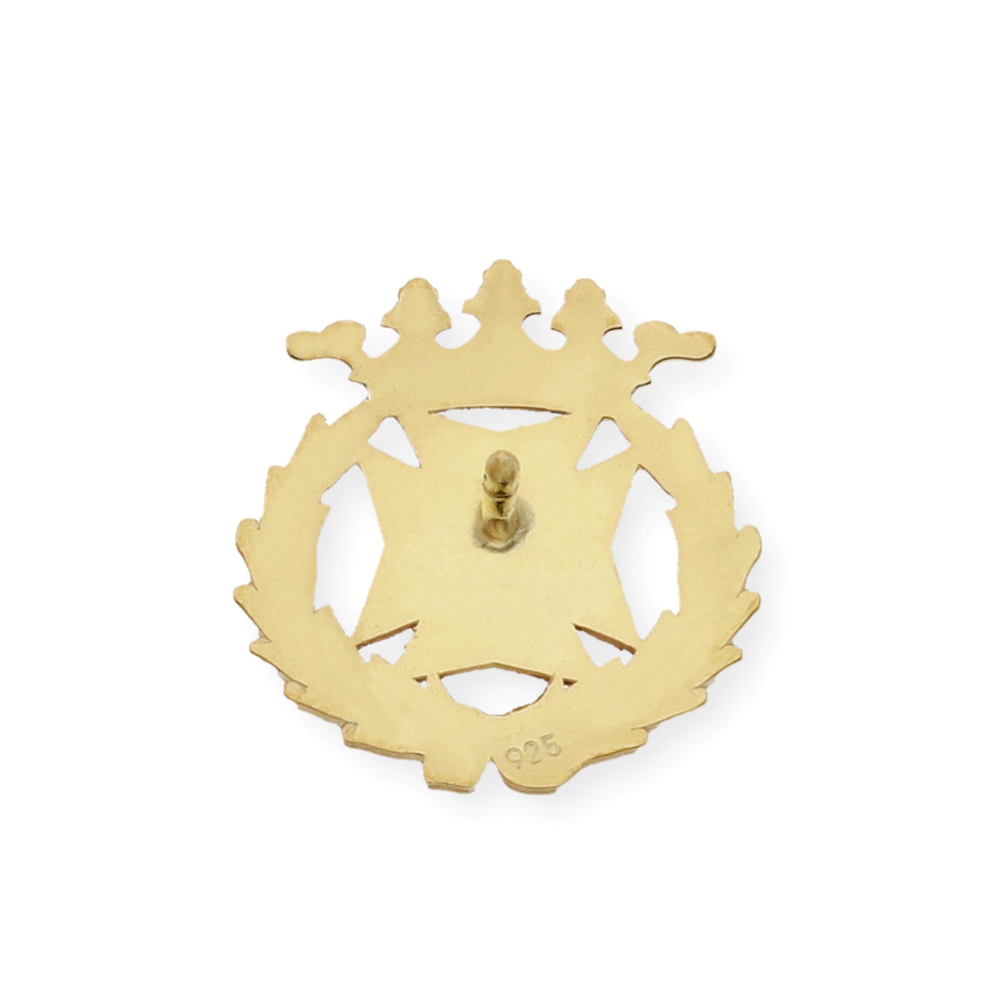 Pin Insignia Profesional de Enfermería en Oro de Ley 18K