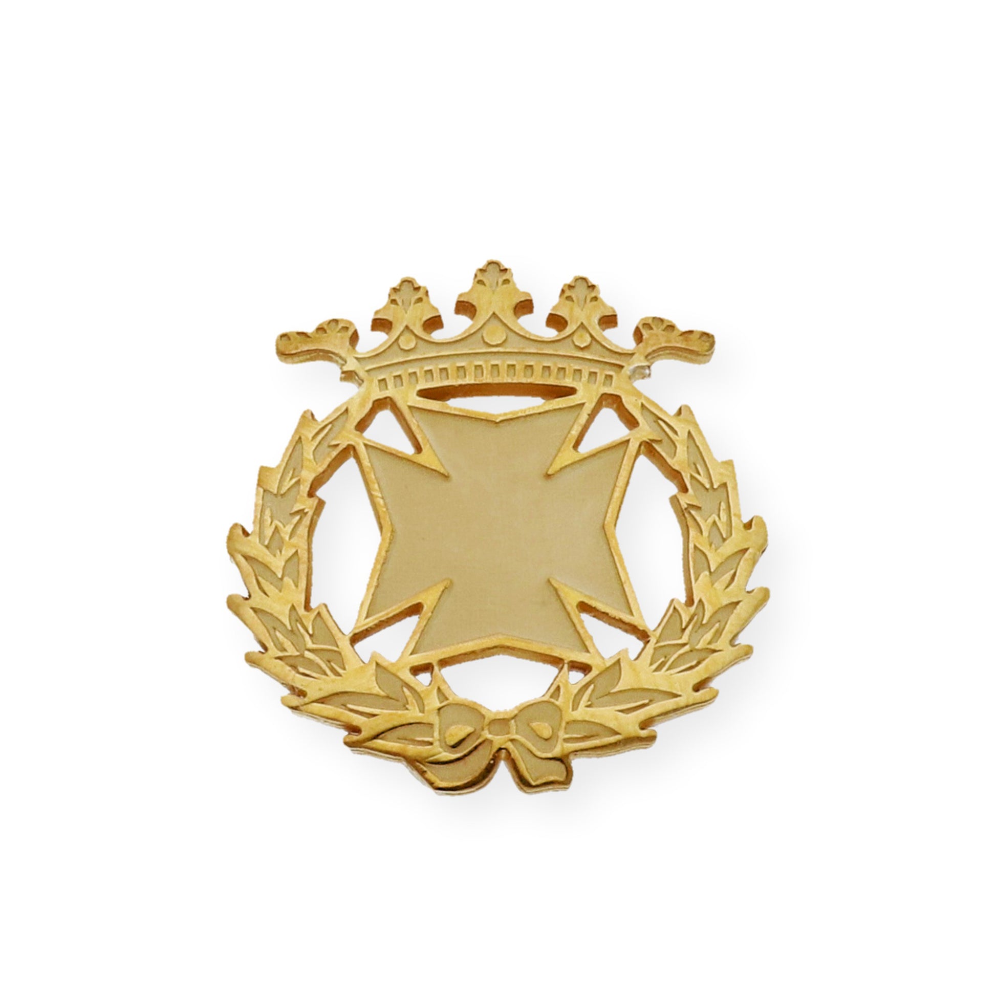Pin Insignia Profesional de Enfermería en Oro de Ley 18K