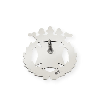 Pin Insignia Profesional de Enfermería en Plata de Ley 925