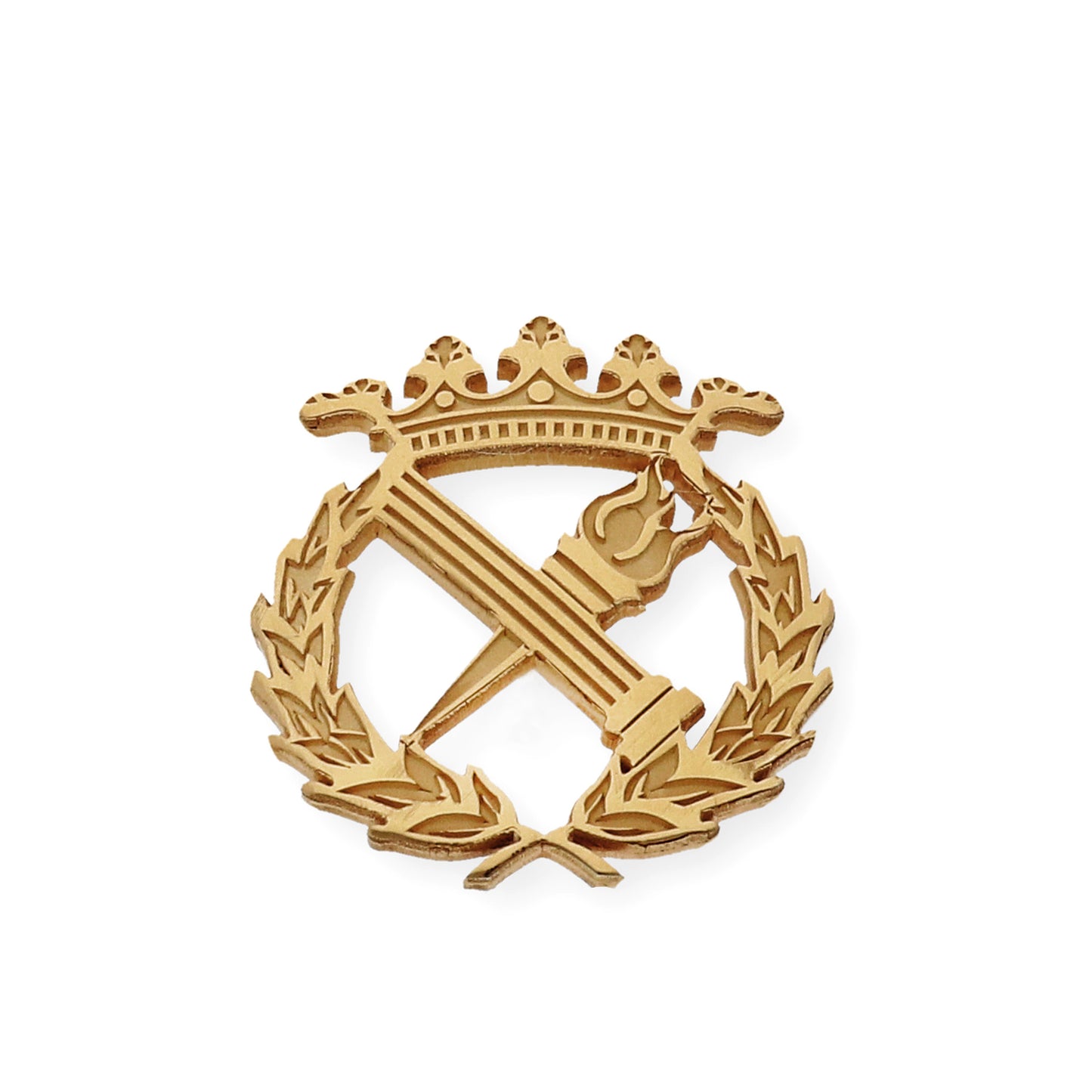 Pin Insignia Profesional de Filosofía en Plata de Ley 925 Bañada en Oro de 18K