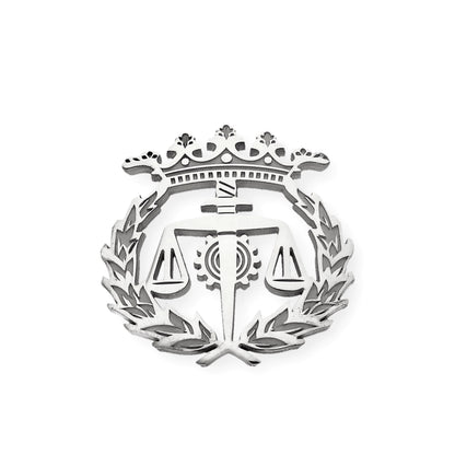 Pin Insignia Profesional de Graduado Social en Plata de Ley 925