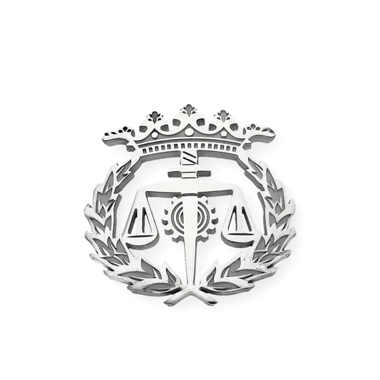 Pin Insignia Profesional de Graduado Social en Plata de Ley 925