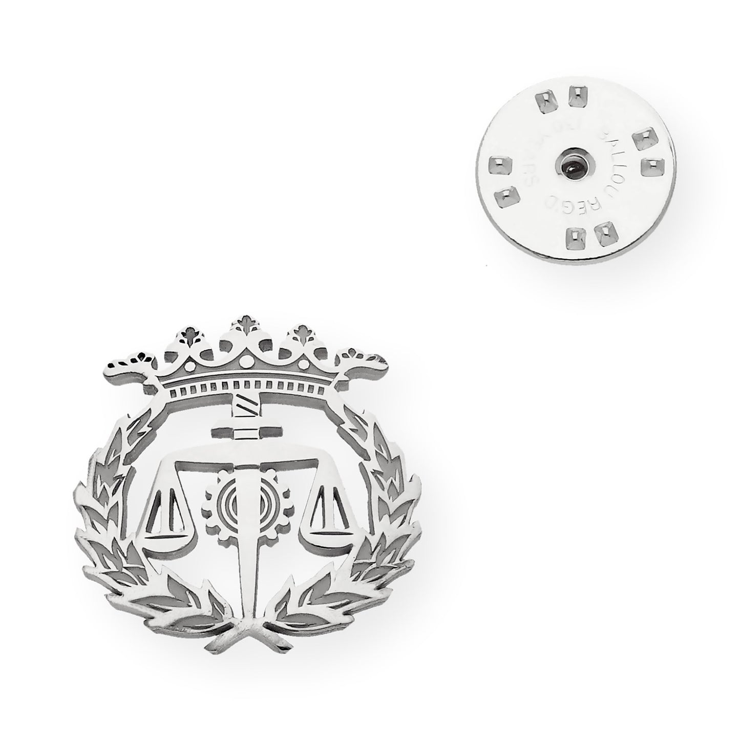 Pin Insignia Profesional de Graduado Social en Plata de Ley 925