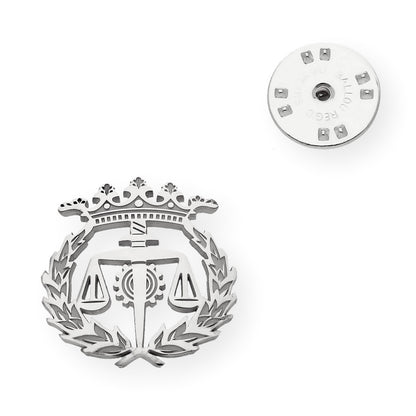 Pin Insignia Profesional de Graduado Social en Plata de Ley 925