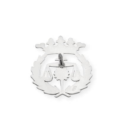 Pin Insignia Profesional de Graduado Social en Plata de Ley 925