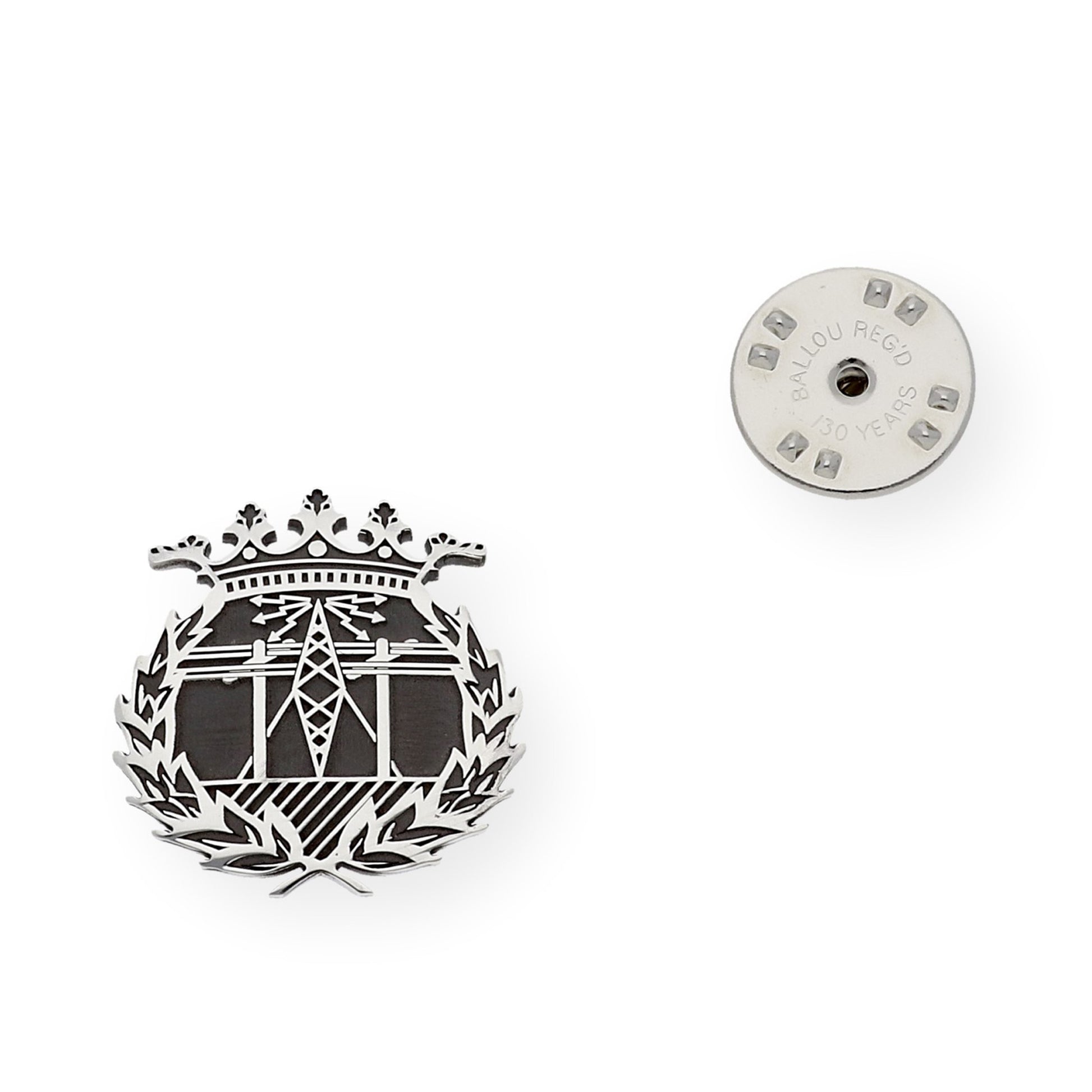 Pin Insignia Profesional de Ingeniería en Telecomunicaciones en Plata de Ley 925
