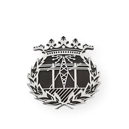 Pin Insignia Profesional de Ingeniería en Telecomunicaciones en Plata de Ley 925