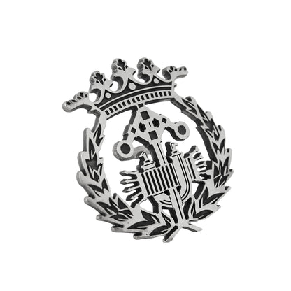 Pin Insignia Profesional de Ingeniería Industrial en Plata de Ley 925
